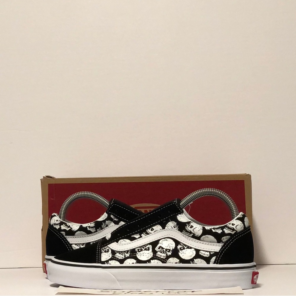 Vans Old Skool (Tm Glow Skulls) “Black/White”